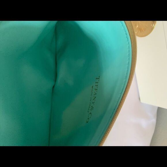 Tiffany & Co Gold Leather Pouch/Clutch - Picture 5 of 8